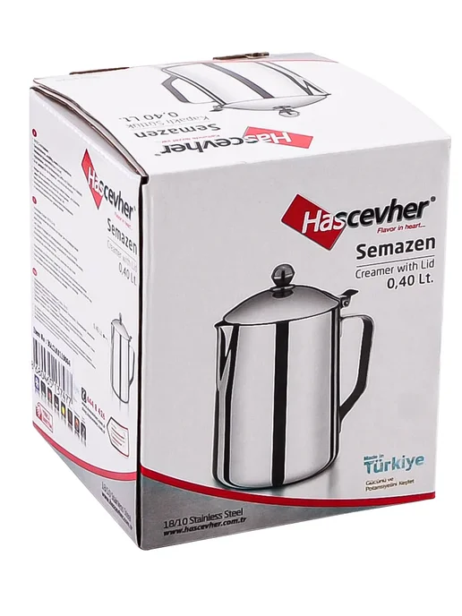 Молочник питчер для молока с крышкой 400 мл - фото 8