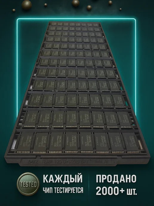Samsung Микросхема nand K9GAG08U0E, K9GAG08UOE (новая, прошитая), вариант, фото 6