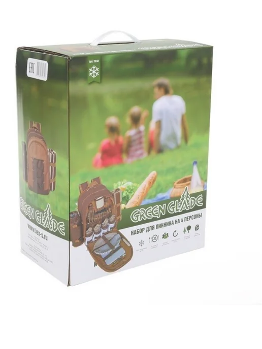 Green Glade Набор для пикника Т3141 12л 36 предметов(4), 12 л, фото 3