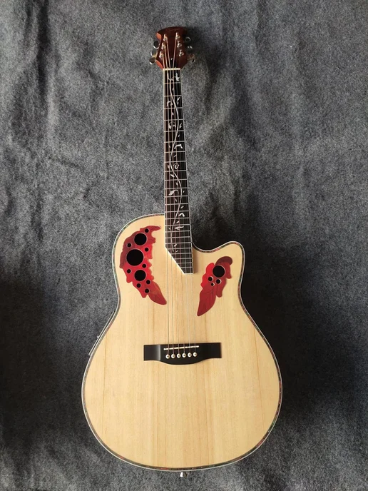 Гитара Smiger 4160-EQ 41" матовый Carved Soundhole, вариант, фото 4