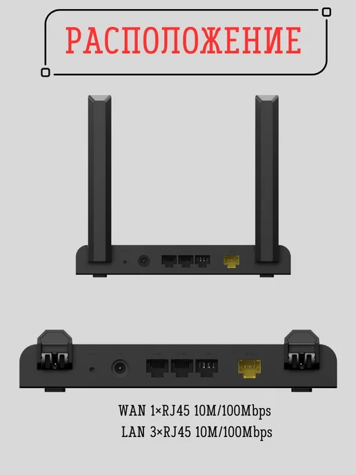 Ruijie Wi-Fi роутер RG-EW300 PRO, черный, фото 2