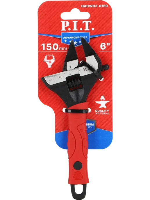 P.I.T. Ключ разводной PIT 150 мм HADW03-0150, 150мм