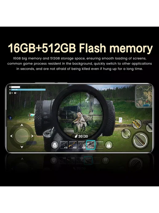 Смартфон VOVE S24 Ultra 16/16 ГБ, черный, фото 6