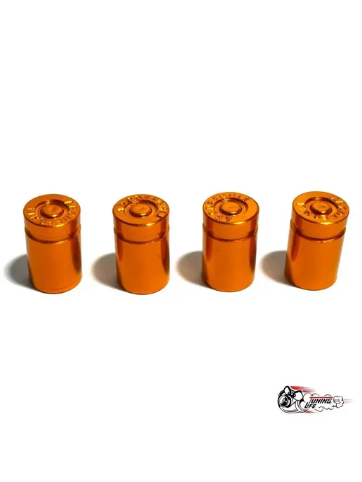 Tuning Life Колпачки на ниппели, гильзы, красные (4 шт), 4 шт