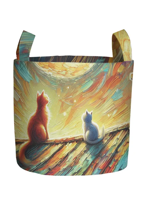 JoyArty Корзина для игрушек "Коты маслом" 34л, 34 л, фото 2