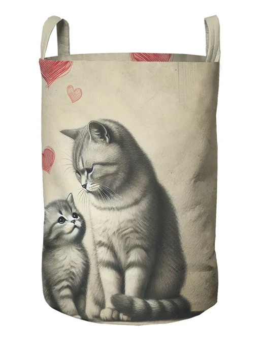 JoyArty Корзина для игрушек "Кошачья любовь" 45л, 45 л, фото 2