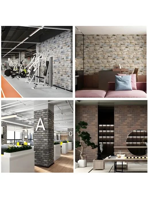 LAKO DECOR Комплект панели стеновые самоклеящиеся пвх, черный, фото 8