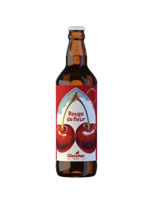 Gletcher Пивной напиток Rouge De Fleur темный 0,5 л, 500 мл