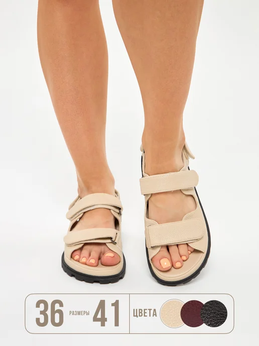GM Shoes Босоножки женские летние, желтый
