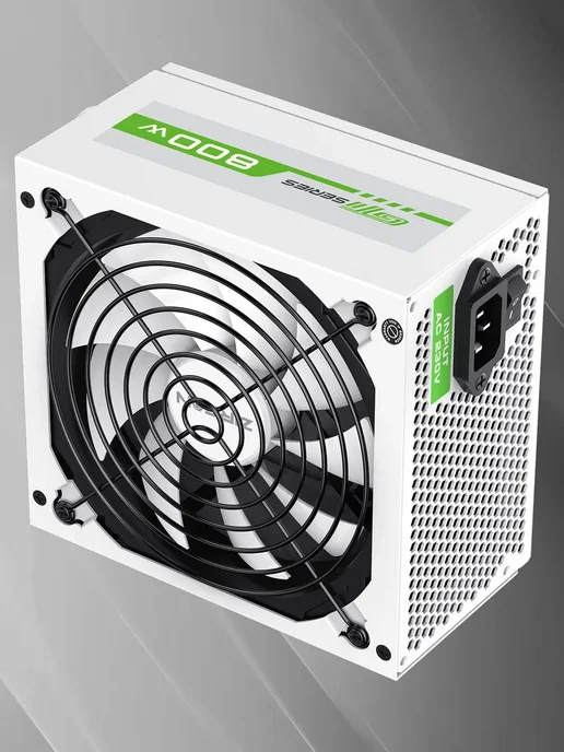 Zircon Блок питания для ПК 800W белый GTI-800 ATX 140мм, 800 Вт, фото 5