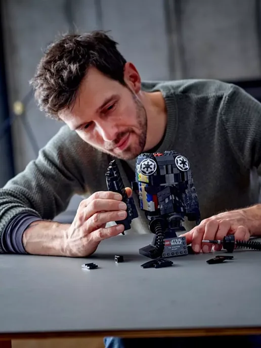 LEGO Конструктор Звёздные воины, Шлем пилота истребителя сид 724, вариант, фото 6
