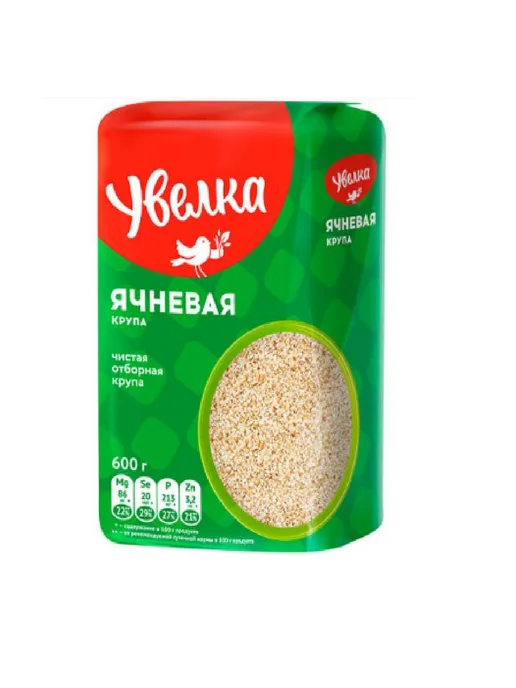 Увелка Крупа ячневая, 600 г, 3 шт, 600 г, 2 шт, фото 2