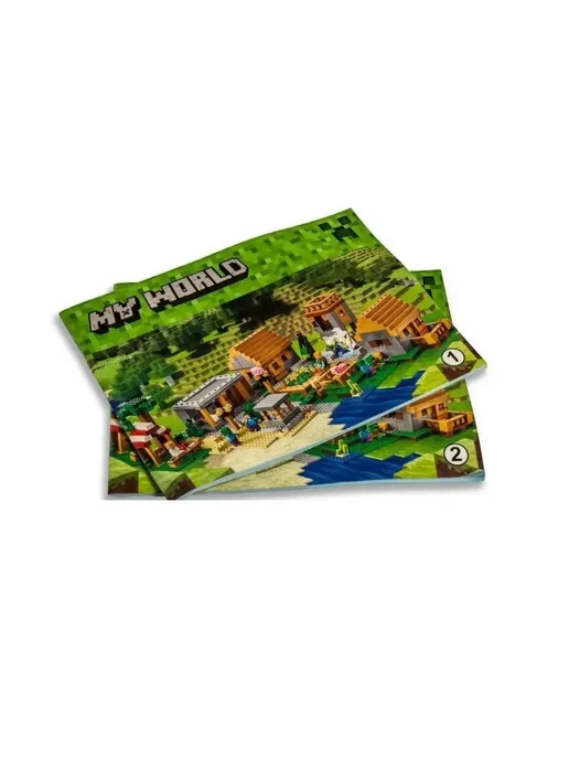 LEGO Конструктор Майнкраф большая деревня 1600 деталей Mincraft, вариант, фото 7