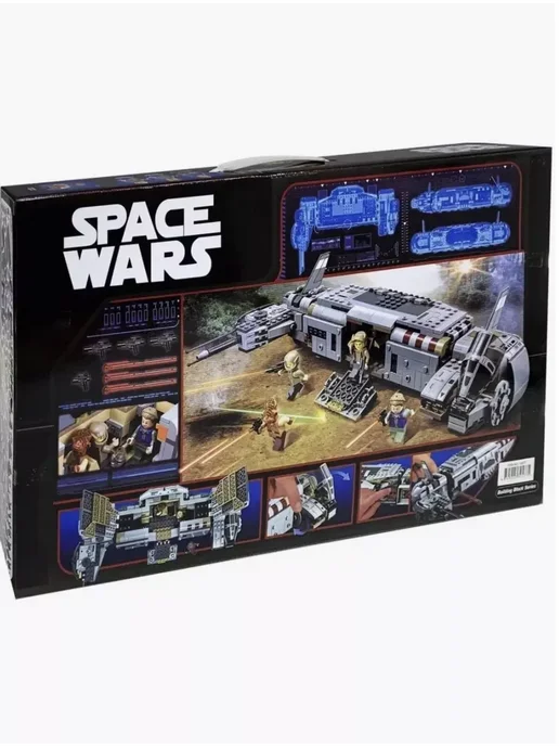 LEGO Конструктор Звездные Войны Военный транспорт 670, серый, фото 4