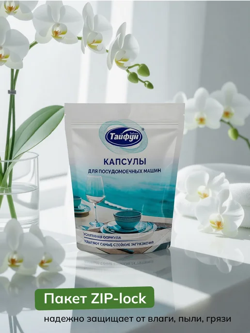 Тайфун Капсулы для посудомоечной машины 30 шт, 30 шт, фото 8