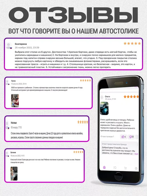 Столик для автокресла детский дорожный, вариант, фото 7