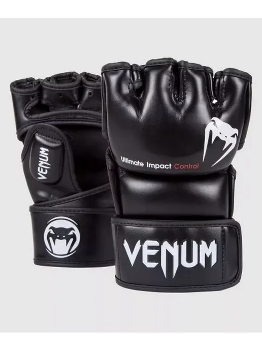 Venum Перчатки Impact MMA, черный, фото 2
