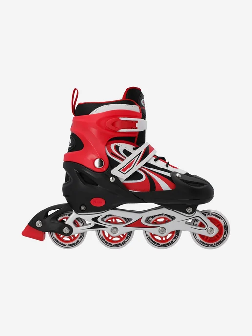 Street Runner Набор роликовые коньки, шлем, комплект защиты, красный, фото 5