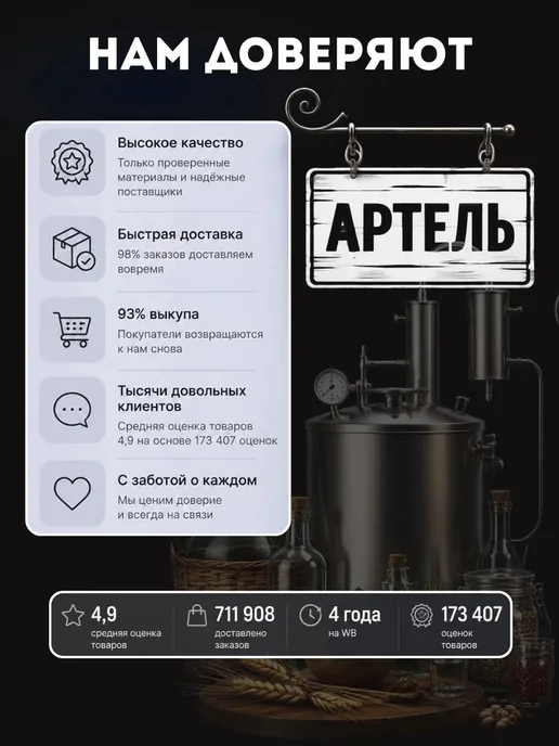 Артель винокура Нагреватель для аквариума и браги, 2 шт, фото 6