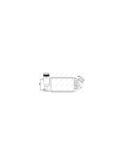 NRF Радиатор интеркулера