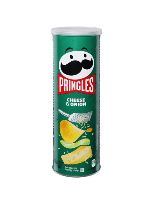 Pringles Чипсы Cheese & Onion 165 г, 165 г