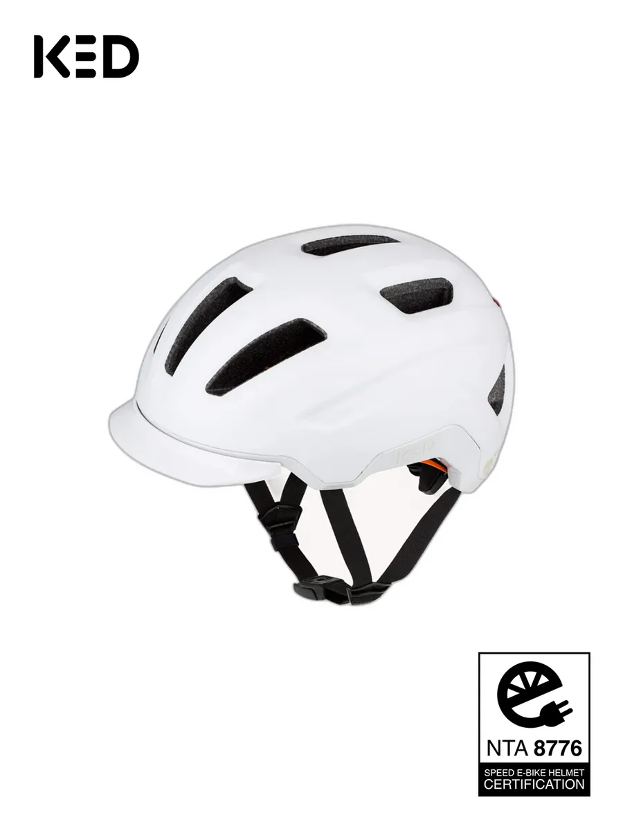 Велошлем Pedalon для электротранспорта белый white matt