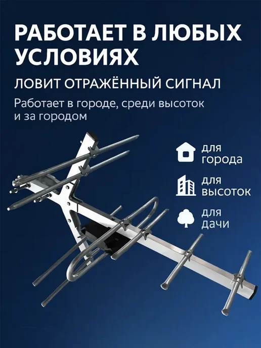 мир антенн антенна для телевизора уличная с кабелем мир 8, вариант, фото 2
