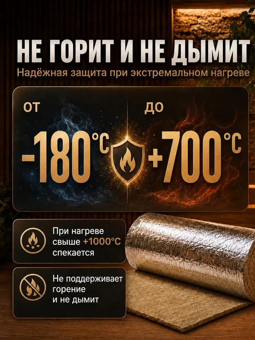 Базальт МИО Утеплитель базальтовый мат, серый, фото 8