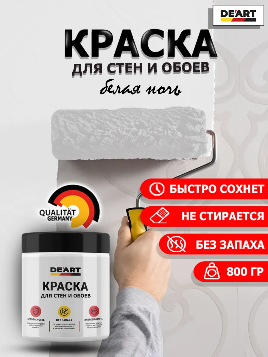 Краска для стен и обоев