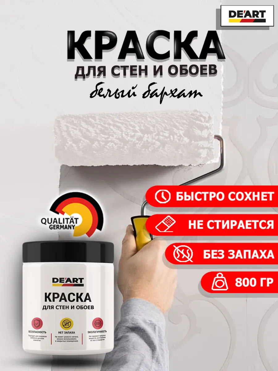 Краска для стен и обоев