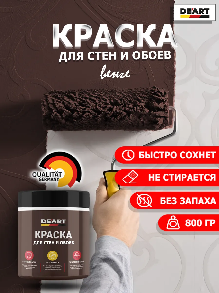 Краска для стен и обоев