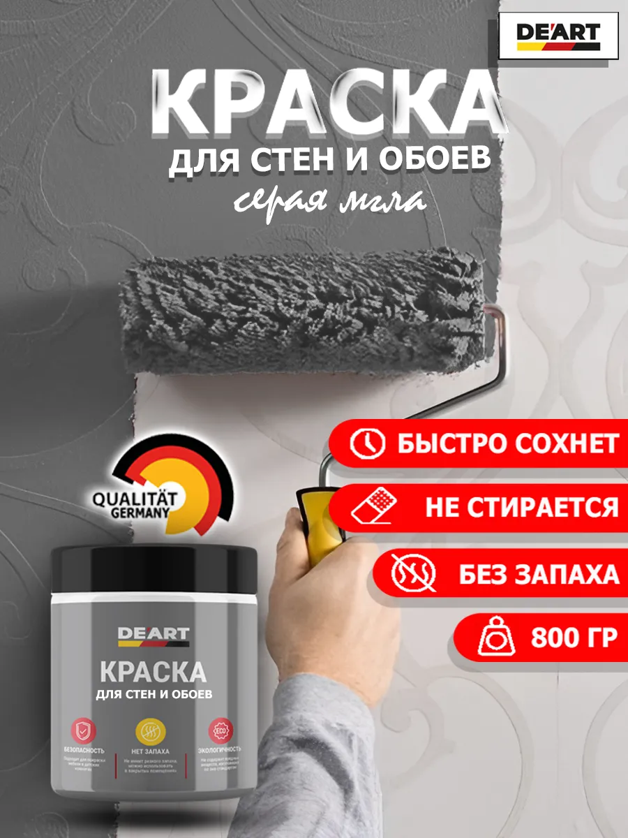 Краска для стен и обоев