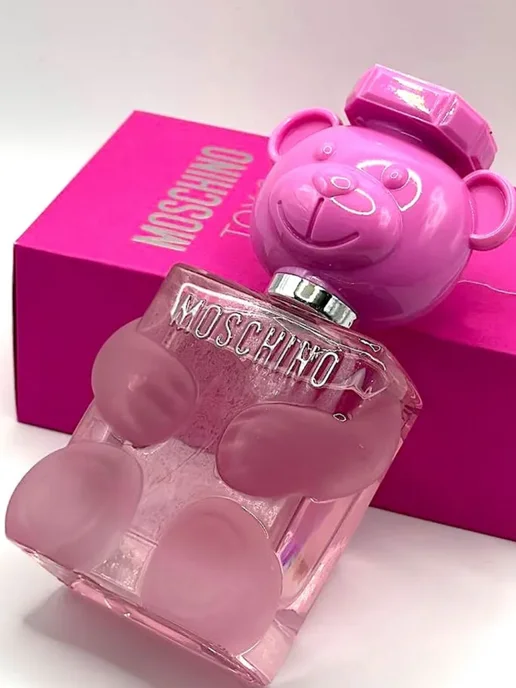 подарок на 8-марта Духи мишка Moschino toy 2 Bubble Gum 100 мл, 100 мл, фото 3