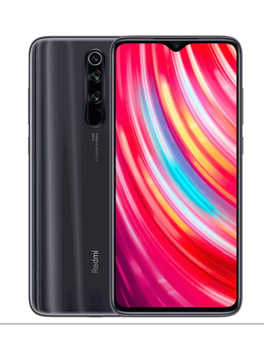 Смартфон redmi note 8 pro, черный цвет, 8ГБ, 128ГБ, NFC