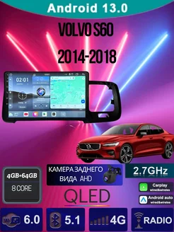 Android Магнитола Volvo S60 2014-2018 4Gb+64Gb Sp 339321438 купить за 24 030 ₽ в интернет‑магазине Wildberries