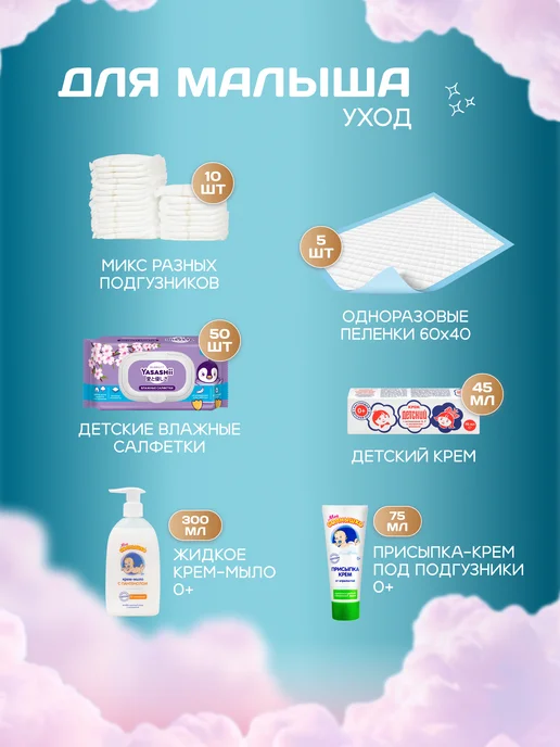 MDTex Готовая сумка в роддом для мамы и малыша, 35 шт, фото 4