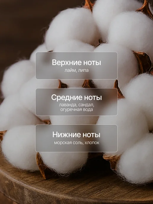 Ароматическое саше для белья в шкаф. Хлопок, Ароматическое шкаф. Хлопок, фото 2