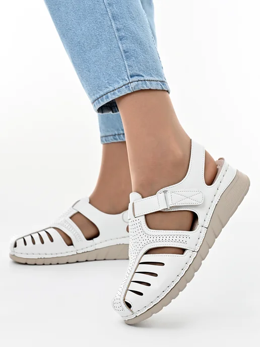 Letsgo Shoes Босоножки летние, белый