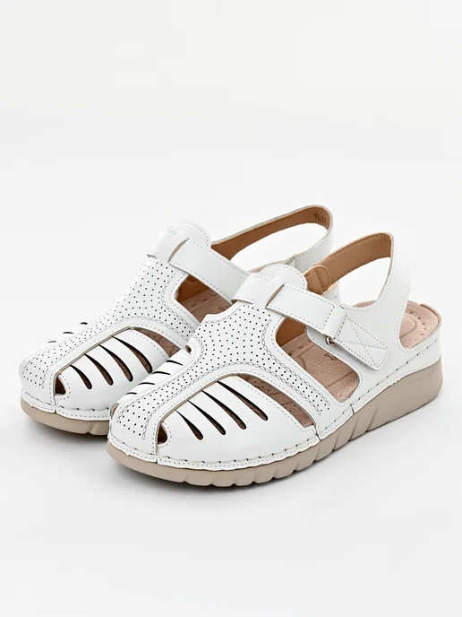 Letsgo Shoes Босоножки летние, белый, фото 5