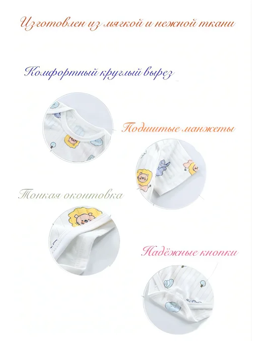 Песочник с перфорацией. Ромпер. Боди, синий, фото 3