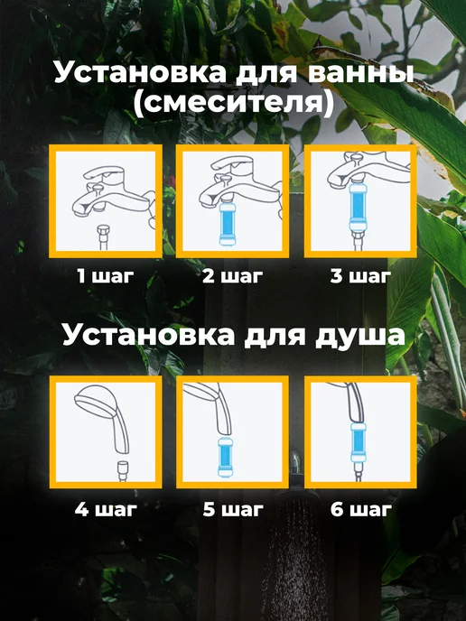 AOOF Фильтр для душа и воды витаминный ароматический, вариант, фото 6