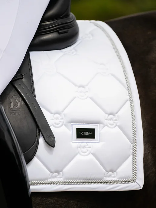 Equestrian Stockholm Вальтрап выездковый White Perfection Silver, белый, фото 2