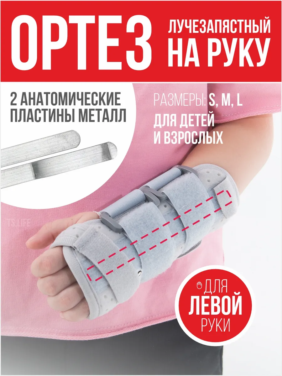 Ортез лучезапястный, бандаж на руку