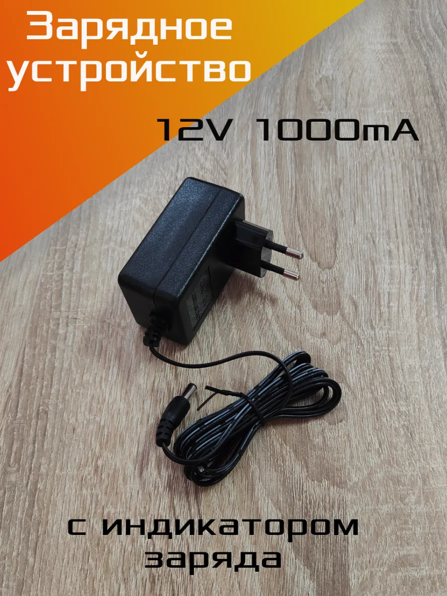 Зарядное устройство для электромобиля 12V с индикатором