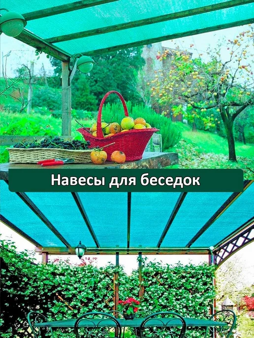Agromarket Сетка затеняющая для теплиц на забор 55% от солнца, 6x10 м, фото 7