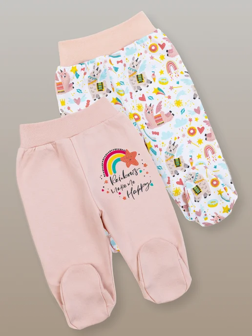DIORAKIDS Ползунки для новорожденных малышей 2шт, 2 шт, фото 2