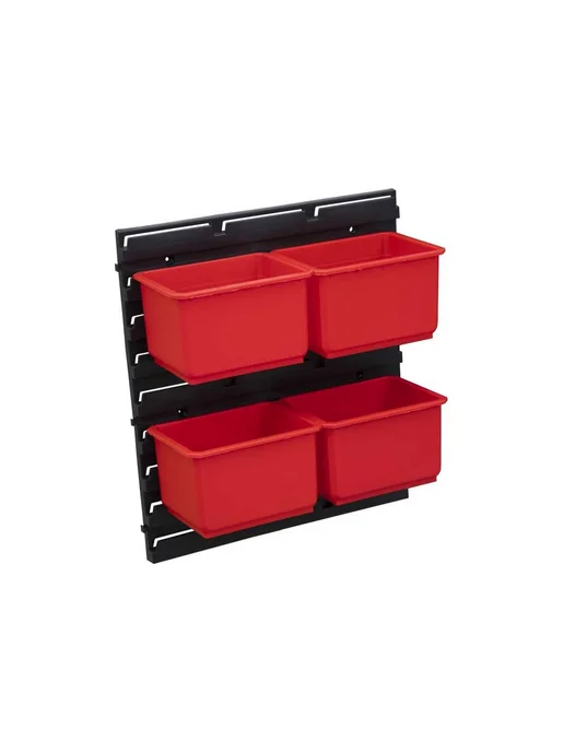 QBRICK Органайзер настенный 4 ящика System Containers SET №1 2631-3, черный, фото 2