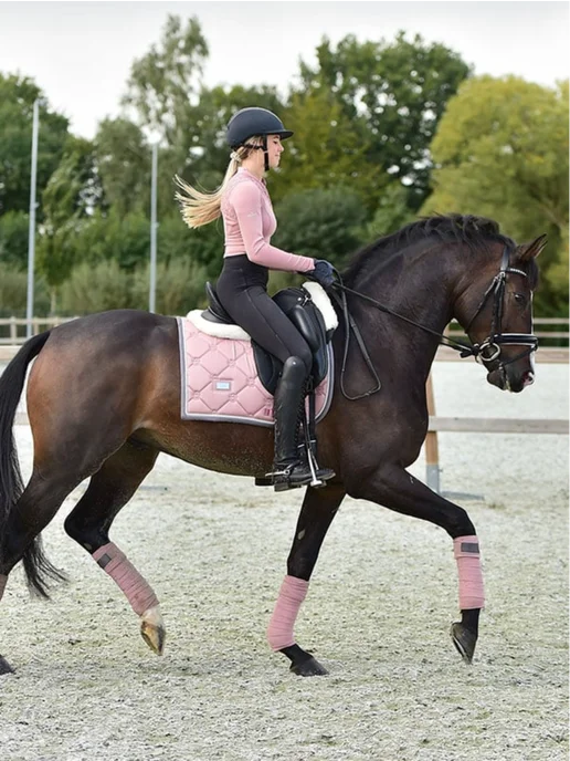 Equestrian Stockholm Вальтрап выездковый Pink Pearl, розовый, фото 3