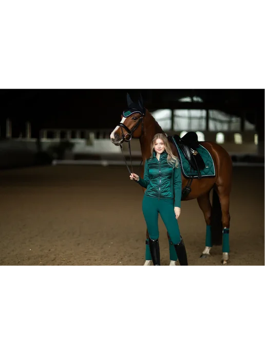 Equestrian Stockholm Вальтрап выездковый Emerald, зеленый, фото 4