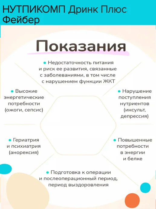 B.Braun Нутрикомп Дринк плюс персик-абрикос 200 мл. х 4 шт, 200 мл, 4 шт, фото 5